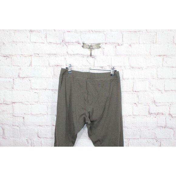 LL Bean Perfect Fit Pants Leggings Dark Taupe Size M Pet - Picture 4 of 11